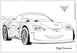 1080x1024 royalty free (rf) clip art illustration of a cartoon black. Cars 2 Jeff Corvette Coloring Page Coloring Pages Cars Coloring Pages Disney Cars
