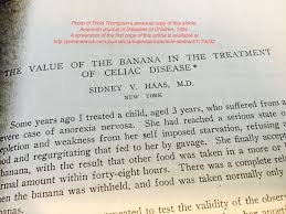 Early Dietary Treatment For Celiac Disease The Banana Diet Gluten Free Watchdog