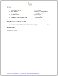 If you got the special training at a job, you could even choose to list this achievement with. Cv Format For Salesman 2 Cv Format Format Resume