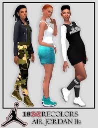 Jordan inspired redd high tops found in tsr category 'sims 4 shoes female'. Blewis50 Sims 4 Sims 4 Toddler Sims 4 Clothing