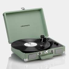 Amazon.Com: Crosley Cr8005E-Bh Cruiser Deluxe Vintage 3-Speed Bluetooth  Suitcase Vinyl Record Player Turntable, Blush : Electronics