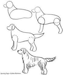 How To Draw A Golden Retriever Inkspired Musings Summer Rhythms Dog Drawing Animal Drawings Golden Retriever Drawing