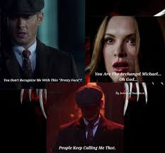 Dean as The Archangel Michael in Supernatural