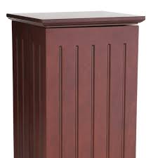 Ideal for storage or display, the versatile walker edison espresso wood media cabinet is slim enough to fit in a variety of spaces. Dark Cherry Media Storage Pedestal On Sale Overstock 2038793