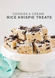 Perfect Oreo Rice Krispie Treats Recipe Somewhat Simple Recipe Rice Krispie Treats Krispie Treats Recipe Oreo Rice Crispy Treats