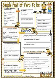 Simple Past Of Verb To Be English Grammar For Kids English Language Teaching Verb To Be Past