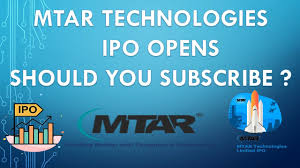 Mtar technologies ipo mtar technologies is a precision engineering solutions provider company. Vlebj8jpj Qp7m