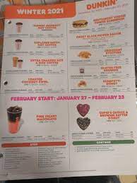 Dunkin' donuts menu prices are subject to change without prior notice. New Products For January February 2021 Dunkindonuts