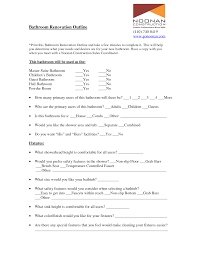 Bathroom Renovation Quote Sample