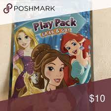 4pk Disney Princess Play Pack Grab Go Coloring Books Disney Princess Disney