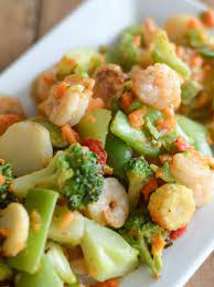 Air Fryer Shrimp And Vegetables Recipe Air Fryer Recipes Healthy Air Fryer Recipes Recipes