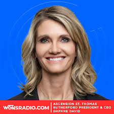 New President & CEO of Ascension St. Thomas Rutherford Hospital Daphne David 