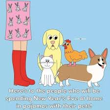 Here S To The People Who Will Be Spending New Year S Eve At Home In Pajamas With Their Pets Animal Lover Quotes Corgi Art Luxury Dog Collars