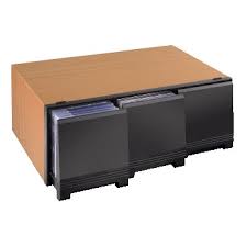 Mischlösung aus schubladen und hängeregalen. 00048583 Hama Cd Cabinet 60 Buche Hama De