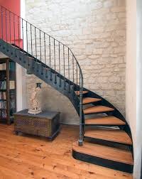 Dt33 Modele Depose Esca Droit 1 4 Tournant Bas Escalier Interieur Balance Metal Et Bois Style Bistrot Pour U Escalier Escaliers Metal Escaliers Interieur