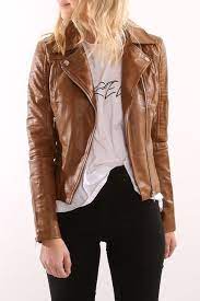 Editors Choice Pleather Jacket Brown Brown Leather Jacket Outfit Jackets Jacket Outfits