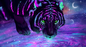 Perfect screen background display for desktop, iphone, pc. 2560x1080 Neon Tiger 2560x1080 Resolution Wallpaper Hd Fantasy 4k Wallpapers Images Photos And Background Wallpapers Den