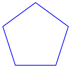 The sum of the internal angles in a simple pentagon is 540°. Funfeck Wikipedia