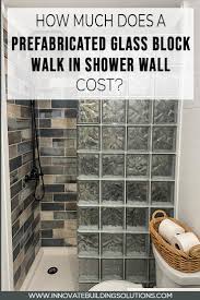 There are beautiful end blocks that elegantly finish a wall and decorate the design. 5 Unique Glass Block Shower Designs In Texas California Ohio Florida
