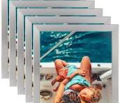 ArtToFrames 9" x 12" Black Picture Frame, 9x12 inch Black MDF Poster Frame  (WOM-3926), 2 Pack