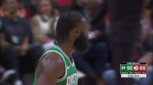 Jaylen Brown insane poster dunk