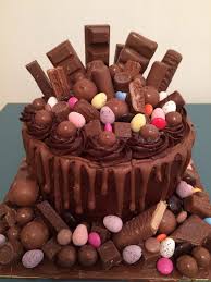 Chocolate Chocoholic Cake Chocolate Explosion Cake Chocolate Birthday Cake Decoration Cool Birthday Cakes