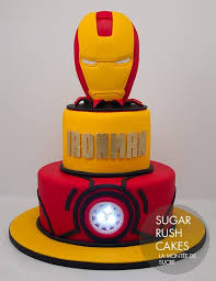 tortas tarta de los vengadores tartas ironman