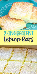 Wie Man Schnell Und Einfach Zitronenriegel Mit 2 Zutaten Herstellt Gemutliches Leben Dieses Rezept Mit Lemon Bars Easy Lemon Bars Recipe Quick Easy Desserts