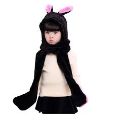 Pocket Scarf Kids Girls Cartoon Scarves Hat Gloves 3 In 1 Set Winter Super Soft Plush Full Hood Cap Warm Thermal Fleece Hats With Ears Christmas Gifts For Boys And Girls Accessories Scarf Hat All orders are custom made and most. polyplasticsindia