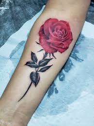 Realistic Red Rose Tattoo Nofilter Pink Rose Tattoos Blue Rose Tattoos Rose Flower Tattoos