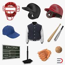 Baseball 3d Models Collection 6 3d 3d Model Model Collection