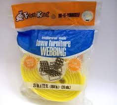 2 Vinyl Webbing Strapping Patio Lawn Chair Chairs Re Web Repair 72 Ft Yellow Frostking Lawn Chairs Patio Lawn Chairs Patio Furniture Makeover