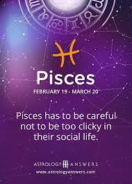 Pisces Daily Horoscope Astrologyanswers Com Pisces Facts Horoscope Pisces Pisces