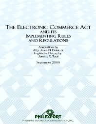 (1) this act may be cited as the electronic commerce act 2006. The Electronic Commerce Act And Its Implementing Rules And Regulations