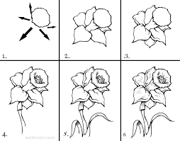 Here are some examples of floral art which would inspire you to try drawing different flowers. 45 Beautiful Flower Drawings And Realistic Color Pencil Drawings