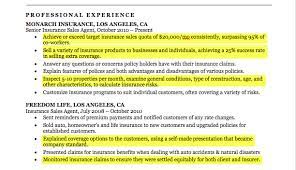 Writing a great insurance sales resume is an important step in your job search journey. Insurance Agent Resume Sample Resume Companion
