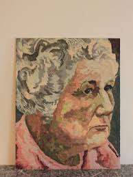 1985 Hilda Wilson Bourgeois Daly Paper and Acrylic Surrealist Art