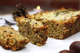 A Festive Succulent Nut Roast That Will Go Perfectly With Your Roast Veggies On Christmas Day Christm Roasted Nuts Recipe Roast Recipes Vegetarian Nut Roast