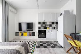 фартуки из стекла для кухни от Sun Studio новосибирск Prosto Foto Plitochnyj Kover Na Polu 25 Variantov Houzz Rossiya