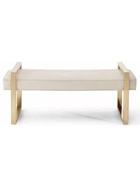 Upholstered with a luxurious gold satin fabric and contrasting piping detail. Rectangular Ivory Gold Bench Products Bookmarks Design Inspiration And Ideas