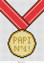 Check spelling or type a new query. Pixel Art Medaille Pour Papi Par Tete A Modeler