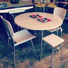 Lerhamn table and 2 chairs. Vintage French Formica Kitchen Table Two Chairs And Two Stools Get Your Retro Eat On Table Folds Down On Both Side Kitchen Table Dining Table French Vintage