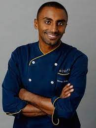 Marcus Samuelsson Chef Cooking Classes Nyc Salmon Appetizer Celebrity Chefs