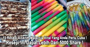 Air kelapa serta isinya air kosong susu cair 1 tin susu pekat 1 tin gula ikut. 13 Resepi Aiskrim Malaysia Viral Yang Anda Perlu Cuba Resepi Ini Dapat Lebih Dari 5000 Share
