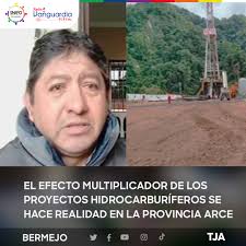 RPOsBolivia 🟠| Marcelo Durán, presidente de las Juntas Vecinales de  Bermejo, anunció con satisfacción que los proyectos hidrocarburíferos están  generando un efecto multiplicador en la provincia Arce, específicamente en  el municipio de