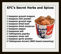 Kfc Ssecret And Spices Kfc Chicken Recipe Spice Recipes Homemade Spices