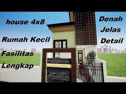 Desain rumah atau gedung walet ukuran 4x8 m. Desain Rumah Mikro House Sederhana Ukuran 4x8 Meter Rumah Dilahan 4x8 Meter 2 Kamar Youtube