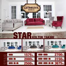 star koltuk takimi 3 3 1 1 yatak ve sandik olabilme ozelligiyle tanitim suresince sadece 3675 tl her renk