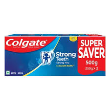 Buy Colgate Strong Teeth Strong you & Calcium Boost Toothpaste Saver Pack 500  g Online at Best Prices in India - JioMart.