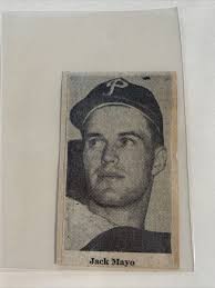 Jackie Mayo Philadelphia Phillies 1948 Sporting News Baseball Panel RARE!